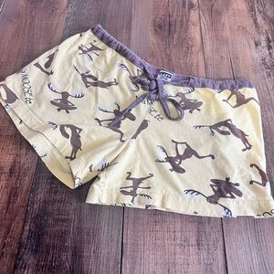 Lazy One pajama boxers yoga moose XL